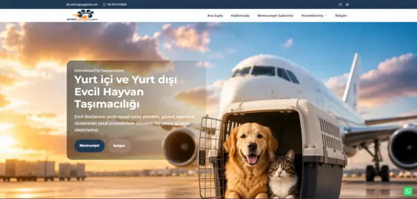 Pati Cargo Kurumsal Web Sitesi